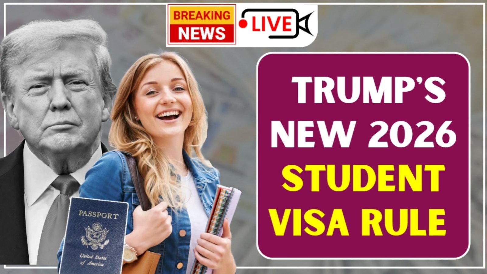 Trump’s New 2026 Student Visa Rules Announced Major Changes for F-1 J-1 and M-1 Students in the U.S. Explained Today